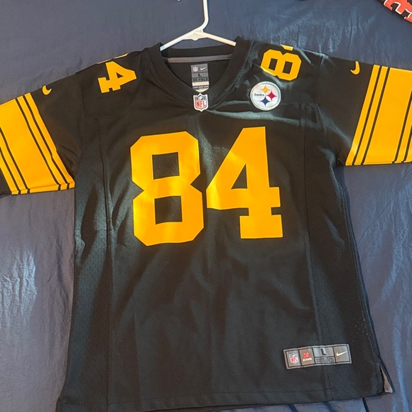 Nike Other - Nike NFL on Field Pittsburgh Steelers Youth L Jersey Antonio Brown #84